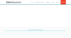 Desktop Screenshot of dnasolutionsusa.com